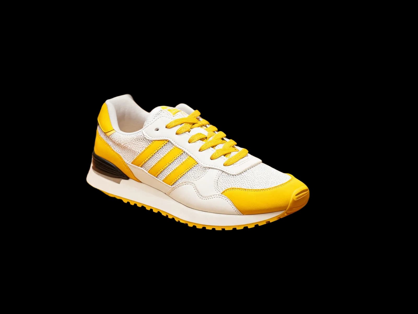 The same sneaker as a transparent PNG cutout on a checkerboard, the real output from the Standard engine